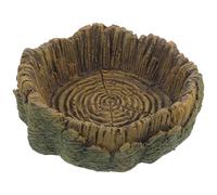 CVUTOVO Reptile Food Bowl and Water Container for Turtles Lizards Spiders - Sturdy Pet Feeding Dish Suitable for Terrarium Use in Reptile and Amphibian Care