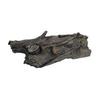 CVUTOVO Reptile Hide Cave: Hollow Log Shelter - Tree Stump Decor - Natural Looking Bark Ornament for Leopard Geckos Snakes Tarantulas Lizards Amphibians