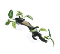 CVUTOVO Reptile Vivarium Decor Snake Hide Branches Bearded Dragon Hide Resin Craft Snake Climbing Branch Reptile Tank Accessories Resin Tree Root Ornaments