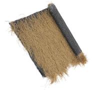 CVUTOVO Reusable Artificial Grass Rug Made of Pe Material in Khaki Colour, for Artwork Project and Small Decorative Gardening, Featuring Easy to Use and Sturdy Simulated Thatch for Summer
