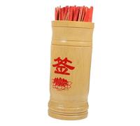 CVUTOVO Reusable Divination Game Sticks Bamboo Storage Bucket for Fortune Telling