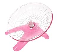 CVUTOVO Silent Hamster Wheel 8 Inch Large Pet Jogging Exercise Toy Safe Plastic Running Disc for Small Animals Including Hamsters Gerbils Mice Hedgehogs Chinchillas Guinea Pigs Ferrets