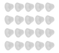 CVUTOVO Silicone Nail Drill Dust Collectors 20pcs with Wear Resistance and High Dust Control Efficiency for Manicure Pen Suitable for Household and Manicure Salon Use