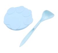 CVUTOVO Silicone Pet Can Cover Spoon with Airtight Seal Reusable Pet Food Lid and Feeding Spoon for Cats and Dogs Easy Freshness Keeper for Canned Food Storage