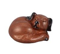 CVUTOVO Sleeping Dog Urn: Pet Cremation Memorial Keepsake Box - Remembrance Tribute Statue for Beloved Dogs and Indoor Outdoor Home Decor Ornament