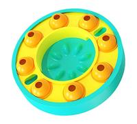 CVUTOVO Slow Feeder Dog Toy Puzzle Feeder for Puppy Interactive Treat Dispenser Dog Food Dispenser Puzzle