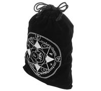 CVUTOVO Small Tarot Bag with Drawstring for Card Storage Jewelry Crystals Soft Protective Pouch for Divination Tools Mini Multi-purpose Sack for Sacred Items and Accessories