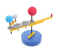 CVUTOVO Solar System Model Kit for Educational Astronomy DIY Assembly Sun Earth Moon Rotation Revolution Science Aid for Elementary School Learning and Experiments