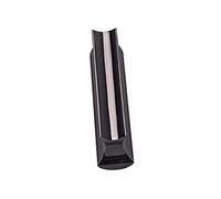 CVUTOVO Stainless Steel Hawaii Guitar Slide Bar Black Ergonomic Design Cutaway Ends Semi Tip for Enhanced Control and Lap Steel Guitar Tone Stick