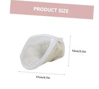 CVUTOVO Transparent Cat Eye Cover Anti-bite Mouth Muzzle for Cats and Kittens Polyester Protective Comfortable Anti-biting