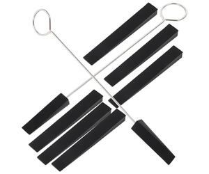 CVUTOVO Tuning Tools for Piano Long Mute Strips Damper Block Rubber Metal Sturdy Easy Tuning Delicate Shape Beautiful Look Suitable for Beginners and Professionals
