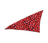 CVUTOVO Valentine S Pet Bandana with Heart Pattern Cute Dog Cat Scarf Soft Drool-resistant Bib for Holiday Parties and Romantic Celebrations Absorbent Triangle Towel for Pets