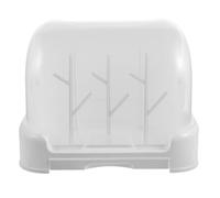 CVUTOVO Vertical Bottle Drying Rack DIY Larger Bottle Holder Cup Drying Rack Dryer Space-Saving Countertop Milk Holder