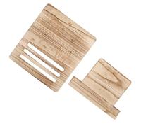 CVUTOVO Wood Music Stand Book Holder Cookbook Stand Table Top Easel for Reading Sheet Music Document Holder Musical Score Storage Rack