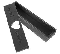 CVUTOVO Wooden Pregnancy Test Box Reveal Announcement Keepsake Surprise Test Holder for Gender Unveiling