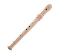 CVUTOVO Wooden Soprano Recorder Flute for Lightweight Beginner's Musical Instrument with Clear Sound Range Easy to Play for School Students and Young Learners