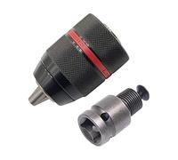 CVZJ 1.5-1m Precise Keyless Drill Chuck-Converter 1/2-20UNF Thread Quick Change Adapter SDS-Plus Shank 1/4" Hex Accessories Alloy