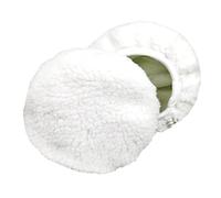 CVZJ 2Pcs 9-10" Polishing Bonnets Faux Wool Fiber Car Waxing Applicator Bonnet Disc Waxers Bonnet Pads Car Supplies