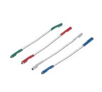CVZJ 4Pcs 40mm Leads Header Wire Cable for 1.2-1.m Pins Turntable Phono Headshell