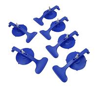 CVZJ 6 Pack Giant Suction Cup Clamps for Convertible Glass Windshield Repair/Gluing Made Easy