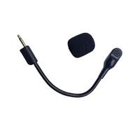 CVZJ Detachable 3.5mm Boom Microphone for V2pro Gaming Headsets Foam Covered Microphone