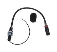 CVZJ Flexible Gooseneck Mic Conference Microphone Ø9.7X4.5mm Mic Head 7.0x410mm with 20cm Cable for Bus Computer Meetings