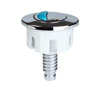 CVZJ Flush Toilet Water Tanks Button Oval-shape Push Button Flush Toilet Water Tanks Bathroom Accessory Plastic + Metal