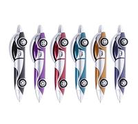 CVZJ Funny Novelty Design Racing Car Shaped point Pen Office Child Kid Toy Gift Plastic