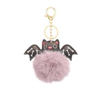 CVZJ Halloween Bat Keychain Plush Keychain Plush Keyring Charm Handbag Pendant Halloween Party Favor Supplies