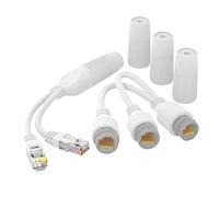 CVZJ High-performance Waterproof Splitter Adapter Outdoor Power Over Ethernet Splitter Anti-interference Plug-&Play-