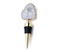 CVZJ Natural Crystal Wine Stopper Silicone Sealed Champagne Bottle Stopper Unique Wine Bottle Decoration
