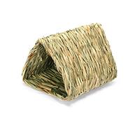 CVZJ Natural Grass House for & Comfortable Small Animal Tunnel Play Hideaway Grass Bed Chew Toy for