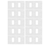 CVZJ Pack of 10 Vertical Blind Repair Tabs Clear Venetians Fixer Vertical Blind Replacement Slats Repair for Homes & offices
