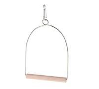CVZJ Parrot Natural Wood Perch 3.35" Hanging Swing Wooden Stand for Pet Bird Playing Cage for Small Birds Parrots