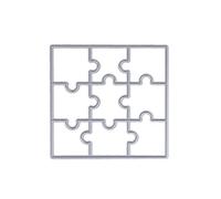 CVZJ Puzzle Metal Cutting Dies Stencil Template Scrapbook Album Paper Card Craft Carbon Steel