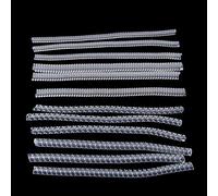 CVZJ Ring Size Adjuster for Loose Rings 12 Pack 4 Sizes Jewelry Sizer Mandrel for Making Jewelry Guard Spacer Sizer Plastic