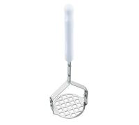 CVZJ Stainless Steel Potato Masher ricer with Broad and Ergonomic - Fine-grid Mashing Stainless Steel + Plastic
