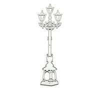 CVZJ Street Lamp Metal Cutting Dies Stencil Scrapbook Album Paper Card Template Carbon Steel