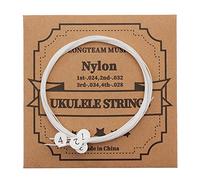 CVZJ Ukulele Strings Set,4 Piece Clear Nylon Strings Replacement Parts Accessories for Ukulele