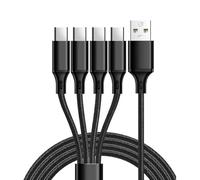 CVZJ USB C Splitter Cable 4 in 1 USB Male to 4 USB C Male Charging Cord Data Wire for Some USB Type C Phone Device