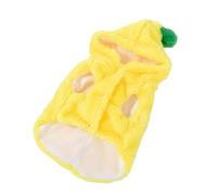 CVZQTE Furry Dog Banana Costume Roleplay Pet Clothes For Winter Cats Clothes Pet Banana Outfit Halloween Dog Photoshoots Props