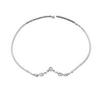 CVZQTE Ladies Crystal Party Glasses Chain Rhinestones Face Chain Shiny Masquerade Party Jewelry Decoration for Women Girls