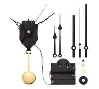 CVZQTE Quartz Pendulum Trigger Clock Movement Chime Music Box Completer Kit with 3 Pairs of Spades Fancy Straight Clock Hands Repair Parts