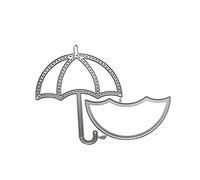 CVZQTE Umbrella Metal Cutting Dies Stencil Scrapbooking Album Stamp Paper Card Embossing Decoration Cutting Dies For Card Making Clearance