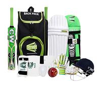 CW BULLET Left Hand Cricket Set All Age Protective Equipment Sports Gear Premium Match Cricket Set Mens, Youth, Boys Left Hand Kit Kids Cricket Gift Set Full Size