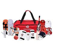 CW Championship English Willow Bat Cricket Set 12 Cricket Equipment Cricket Package Complete Cricket Kit Set with Wheel Bag Sports Kit Set Full for Men