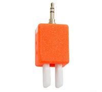 CW Double Paddle Electric Wrench, 1 Set, Dual Automatic Buttons for K5/K6, Adjustable Finger Force, Automatic Key Modification, for MORSE Code Training(Orange)