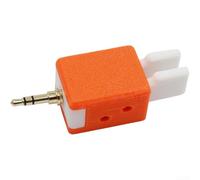 CW Key for Quansheng K5 K6, CEC Firmware Dual Paddle Automatic Key Adjustable Keyless Control for Ham Radio(Orange)
