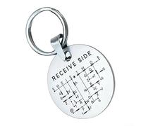CW Practice Coin for Amateur Radio Use Stainless Steel Engraved Training Aid for Learning For Morse Code Transmission Techniques (Round silver)
