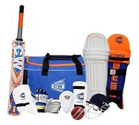 CW SCOREMASTER Youth Cricket Kit For Boys Complete Batting Kit For Cricket Practice Cricket Set For Age 12 to 13 Yrs Old Young Boys & Girls Cricket Wheel Sports Kit Cricket Bag